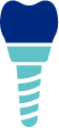 Animated dental implant supported dental crown