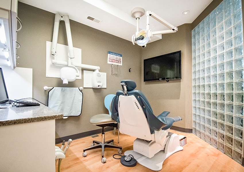 Dental office waiting room