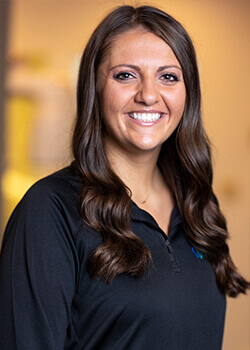 Dental office hygienist Lexi Walinski
